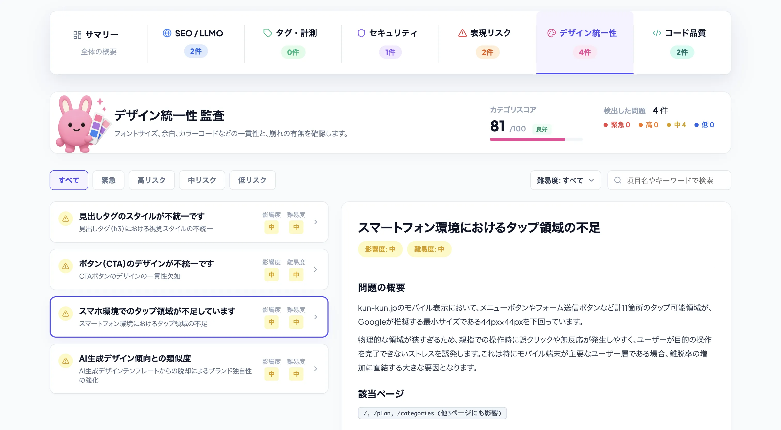監査レポート例